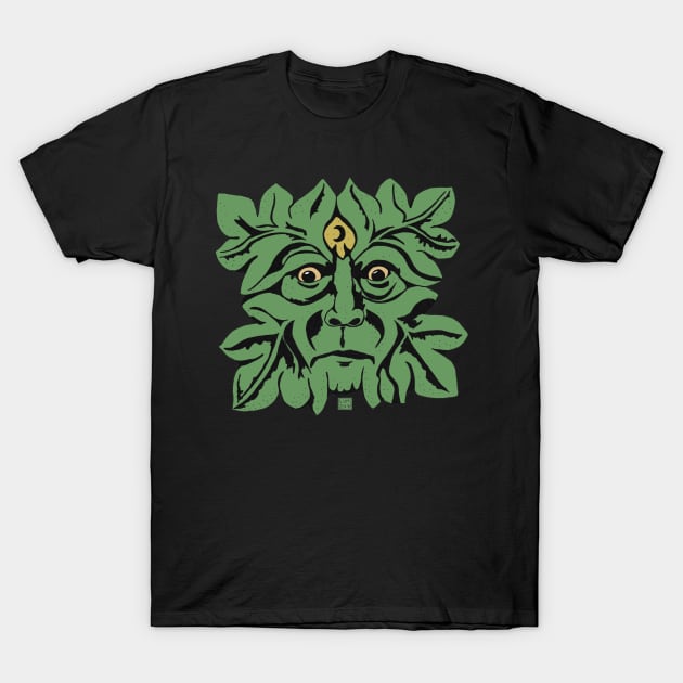 GREEN MAN T-Shirt by Shall1983